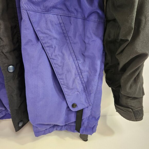 Taiga Gore-Tex Jacket Men's Large Purple Hooded Full Zip Nylon Rain Outdoor Ski - Picture 2 of 16